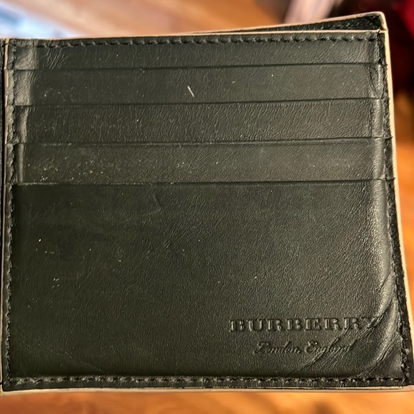 Burberry mens bi fold yellow mustard wallet - Picture 2 of 7